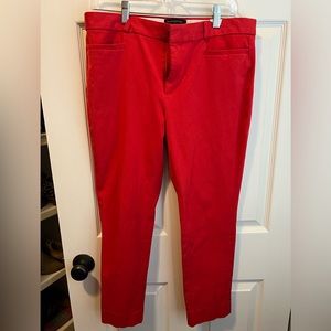 Red Banana Republic Sloan Curvy Ankle Pant Size 12
